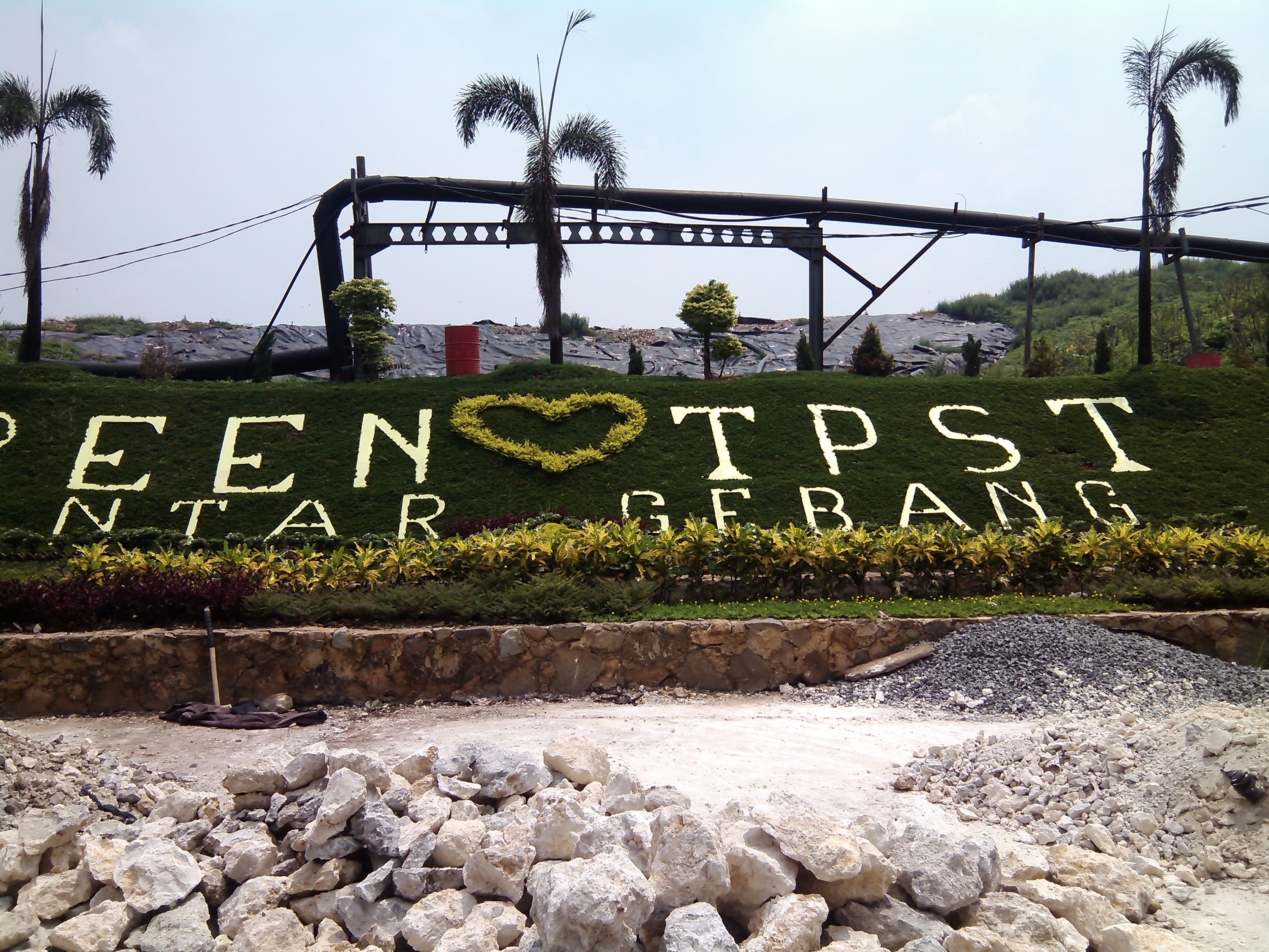 Fasilitas Green TPST Bantargebang Jawa Barat